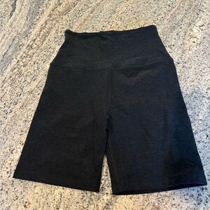 Beyond Yoga Black Bike Shorts High-Rise Stretch